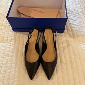 Stuart Weitzman Black Amelina 95 Shoes